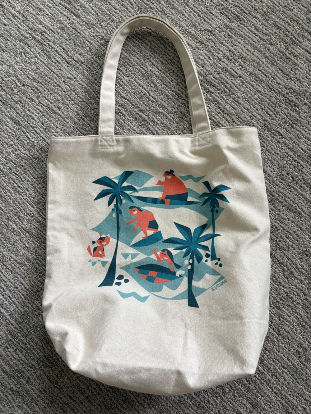 Nick Kuchar tote Uniqlo Hawaii colab-NWT